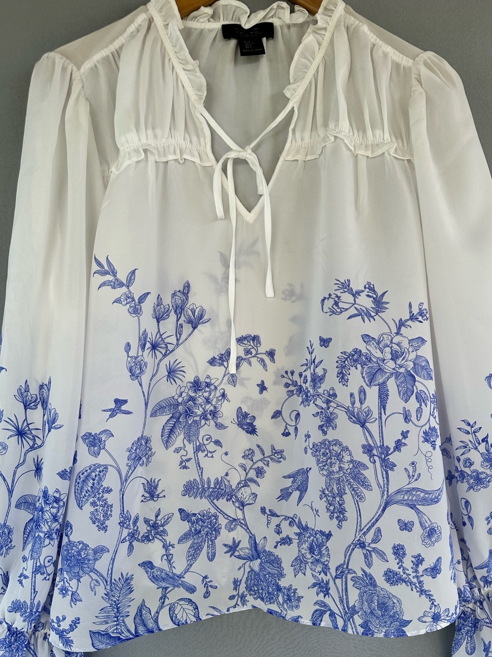 🎉5 for $45🎉 Rachel Roy top blouse shirt size L - Picture 4 of 8